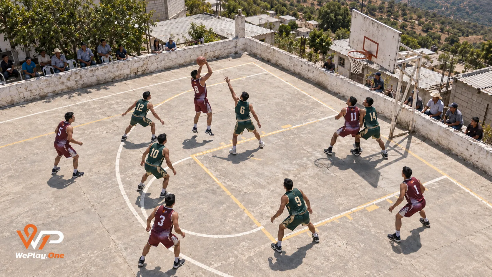 Cuántos jugadores tiene un equipo de básquetbol