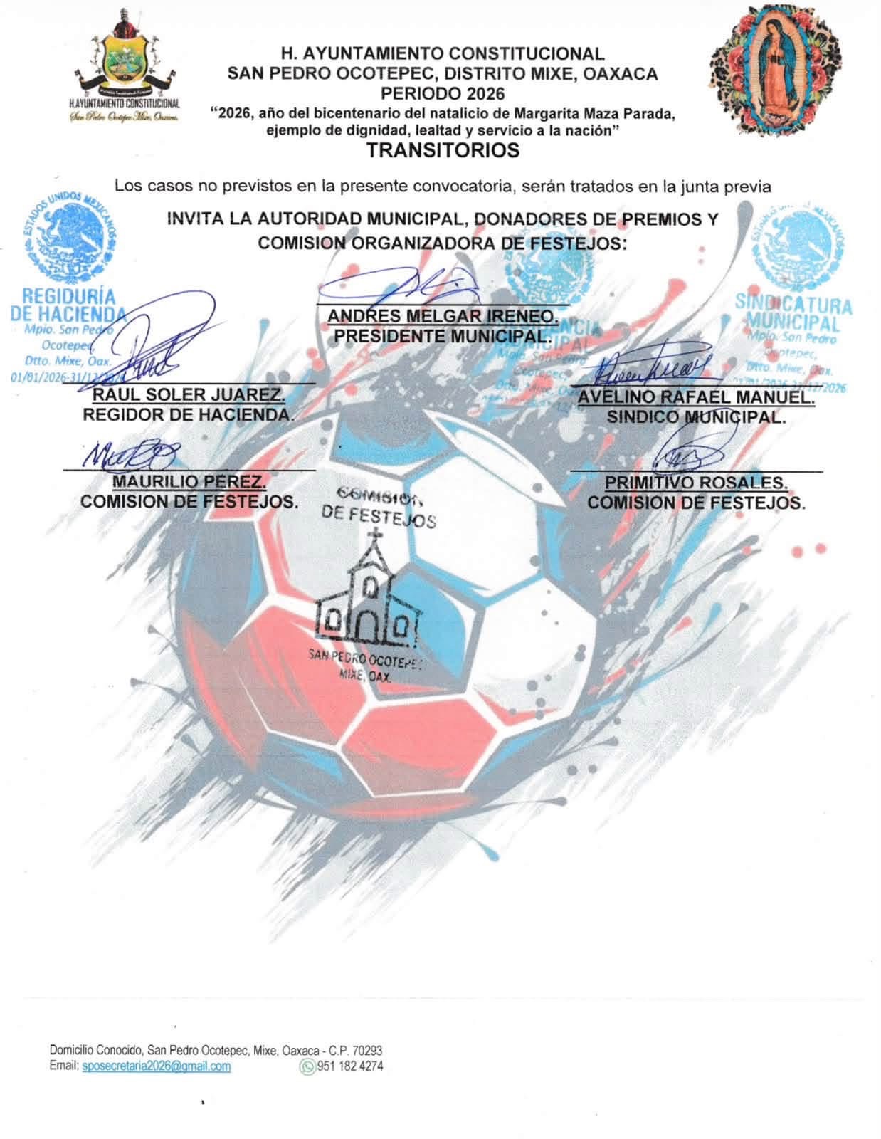 Torneo de Baby Fútbol Octubre - San Pedro Ocotepec, Mixe, Oaxaca — imagen 2