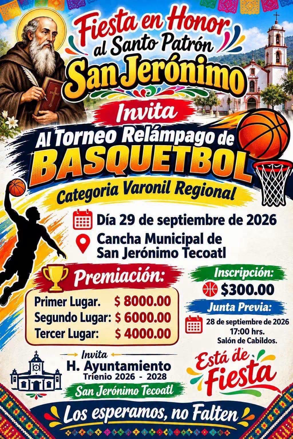 Torneo Relámpago de Básquetbol San Jerónimo - San Jerónimo Tecóatl, Oaxaca — imagen 1