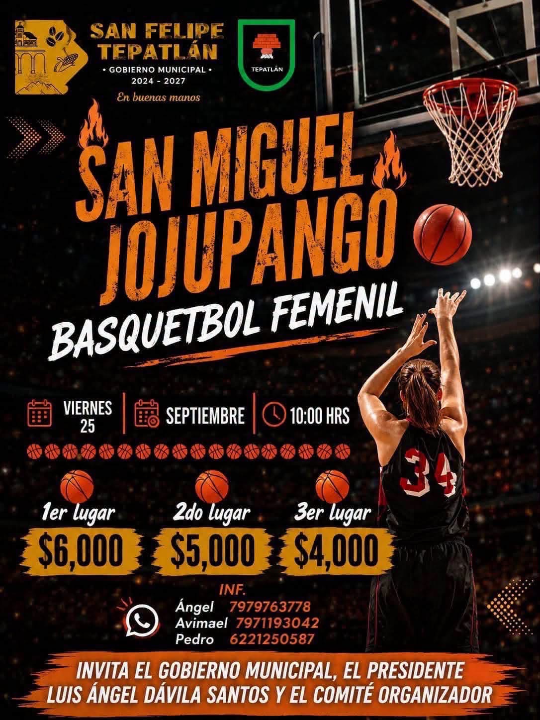 Torneo de Básquetbol San Miguel Jojupango - San Felipe Tepatlán, Puebla — imagen 2